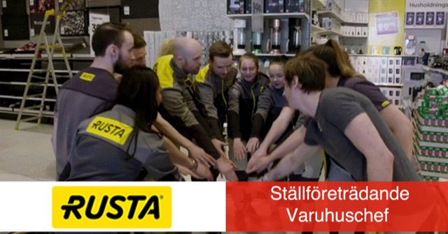 Rusta Skellefteå Söker Ställföreträdande Varuhuschef Retail Recruitment Rekrytering Chefer