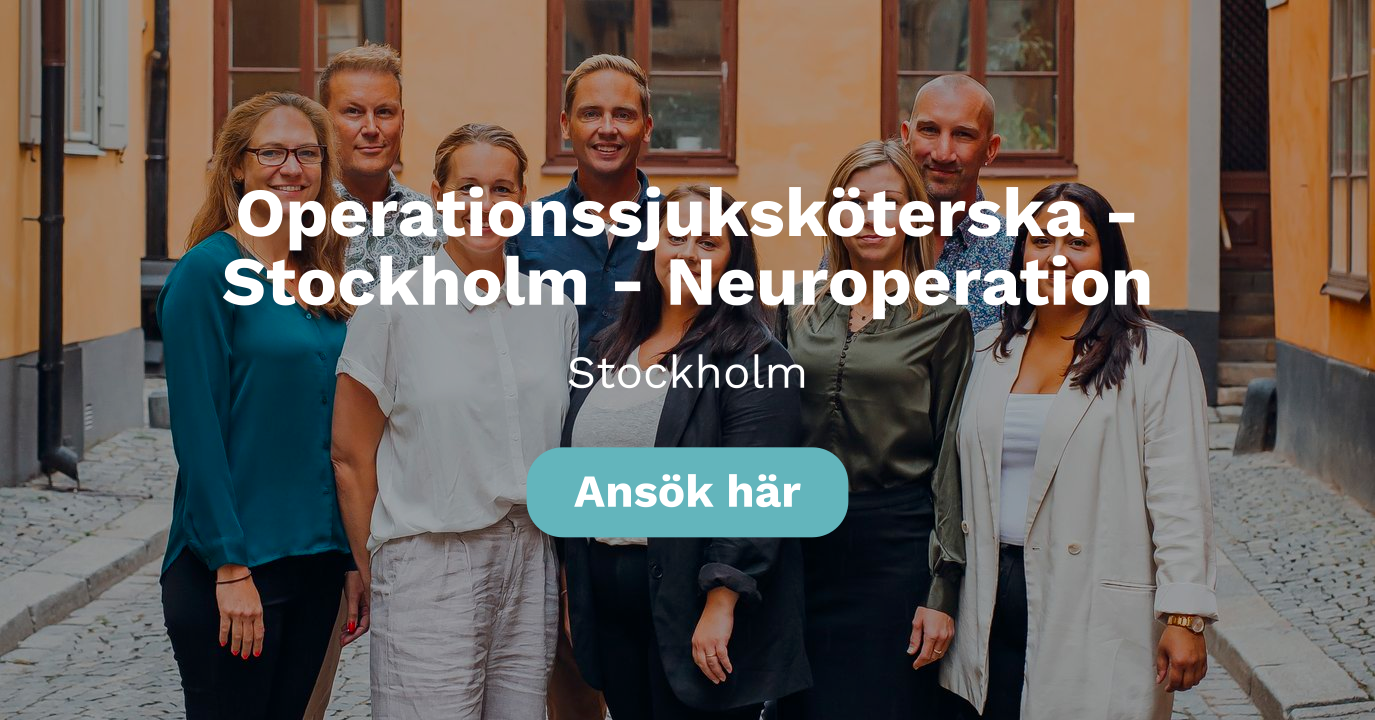 Operationssjuksköterska Stockholm Neuroperation