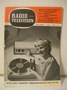 763. Radio & Television nr 11 november 1958. Pris: 1,75:-. Tidskrift för radio/tvteknik. 101_0415