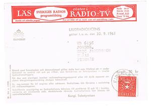 Radiolicens 1961 09 30.