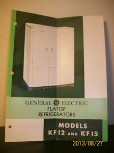 780. General Electric, Flatop Refrigerator. No. KF-210. Tillv. år 1935 i USA.  101_0458
