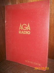 659. Såld. AGA Radio, servicebok. Nr: ? Färg: Röd.  Svenska AB Gasaccumulator Radioavdelningen. Tillv.land: Sverige. Fotonr: 100_9657.