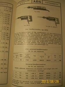 790. Såld. AEG katalog nr 35, elektrisk material. Nummer: 418565. Tillv: 1934 i Stockholm. 101_0480