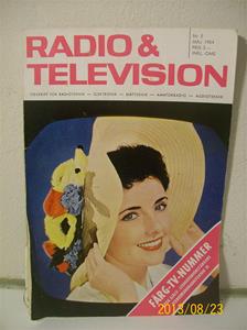759. Radio & Television nr 5 maj 1964. Pris: 3,00:-. Tidskrift för radio/tvteknik. 101_0409
