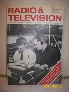 758. Radio & Television nr 10 oktober 1965. Pris: 3.50:-. Tidskrift för bla. Radio/TVteknik. 101_0408