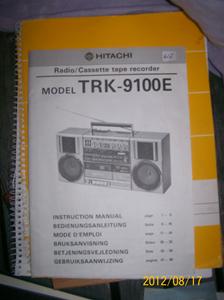 612. Hitachi, instruktionsbok.