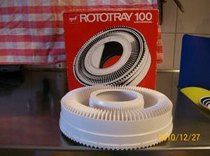 468. Rototray, diabildsrotator. Typ: 100 universal. Nr: ?. Fotonr: 100_7500