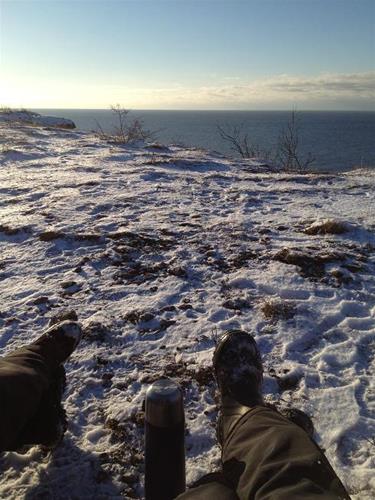 Fikastund på klippkanten Fikastund på klippkanten