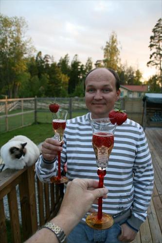 Skål på bröllopsdagen Skål på bröllopsdagen
