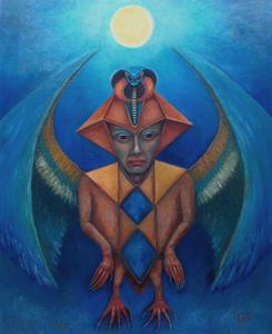 ancient egyptian human bird