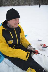 Pjoter Sparven Österlund Glad fiskare från Bispgården