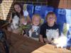 Hanna, Simon, Elias och Jonatan