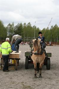 Elenor & Vilmer vid bryggan