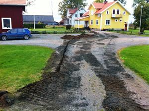 Fiberslangs nedgrävning Bäckagården Larv_4