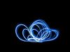 Blue rays canvas