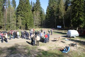 Skogsdag av södra o LRF förevisar ladugården 038