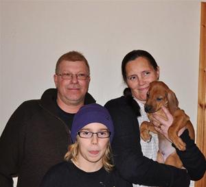 Familjen Stenman med Louie