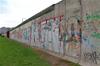 Berlinmuren som fanns mellan 1961 - 1989