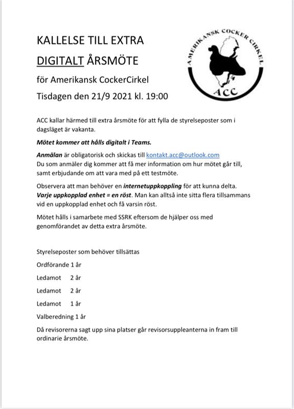 kallelse extra årsmöte1 kallelse extra årsmöte1