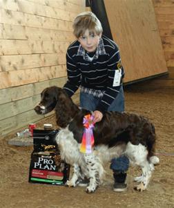 Joel etta i Sätila Barn med hund
