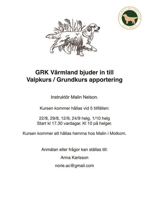 Annons Valpkurs 2023 Annons Valpkurs 2023