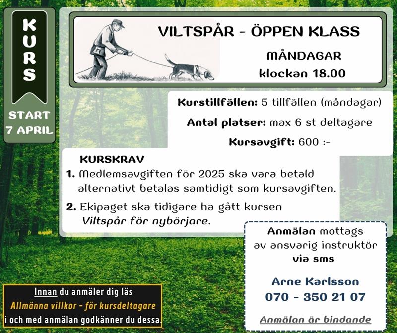 viltspår öppenklass