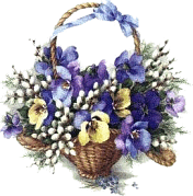 blomsterkorg i blatt blomsterkorg i blatt
