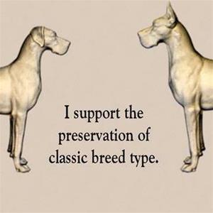 I support the preservation of classic breed type