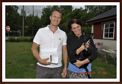 2014-06-27 Karl & Elin med Kolmossens Bitch
