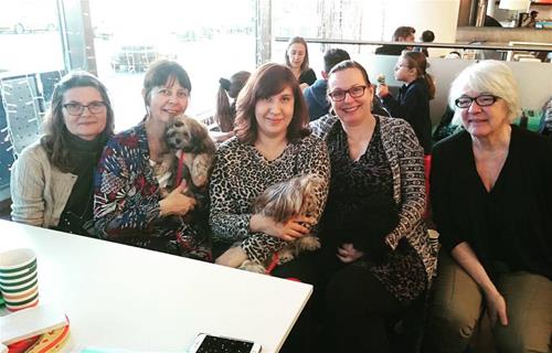 Susanne W, jag, Larisa, Birgitta och Annika