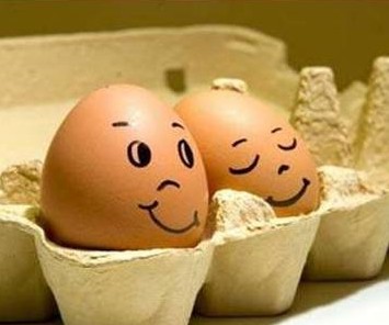 Glada ägg