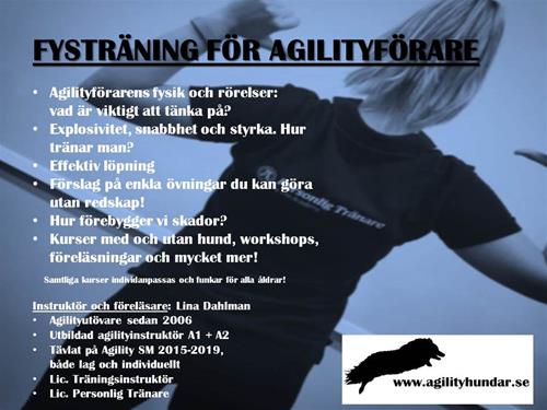 fysträning för agilityförare teaser fysträning för agilityförare teaser