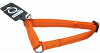 Nylonhalsband med reflex, orange